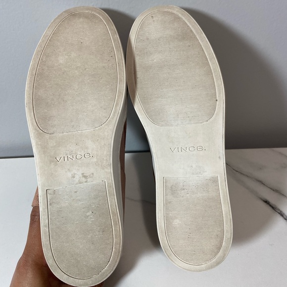 🔴SOLD🔴 Vince Warren Suede Sneaker Pink Size 7.5 - Picture 6 of 14